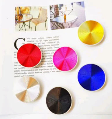 Colorful Phone Stand with CD Pattern and Ring Holder